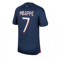 Pánský Fotbalový dres Paris Saint-Germain Kylian Mbappe #7 2023-24 Domácí Krátký Rukáv